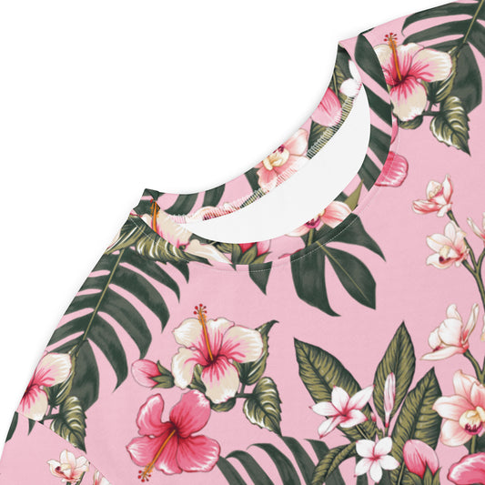 Flower Power Monstera T-shirt Dress