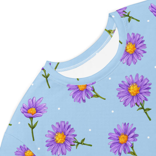 Purple Daisy T-shirt Dress