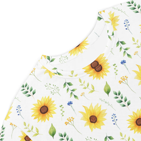 Yellow Power T-shirt Dress