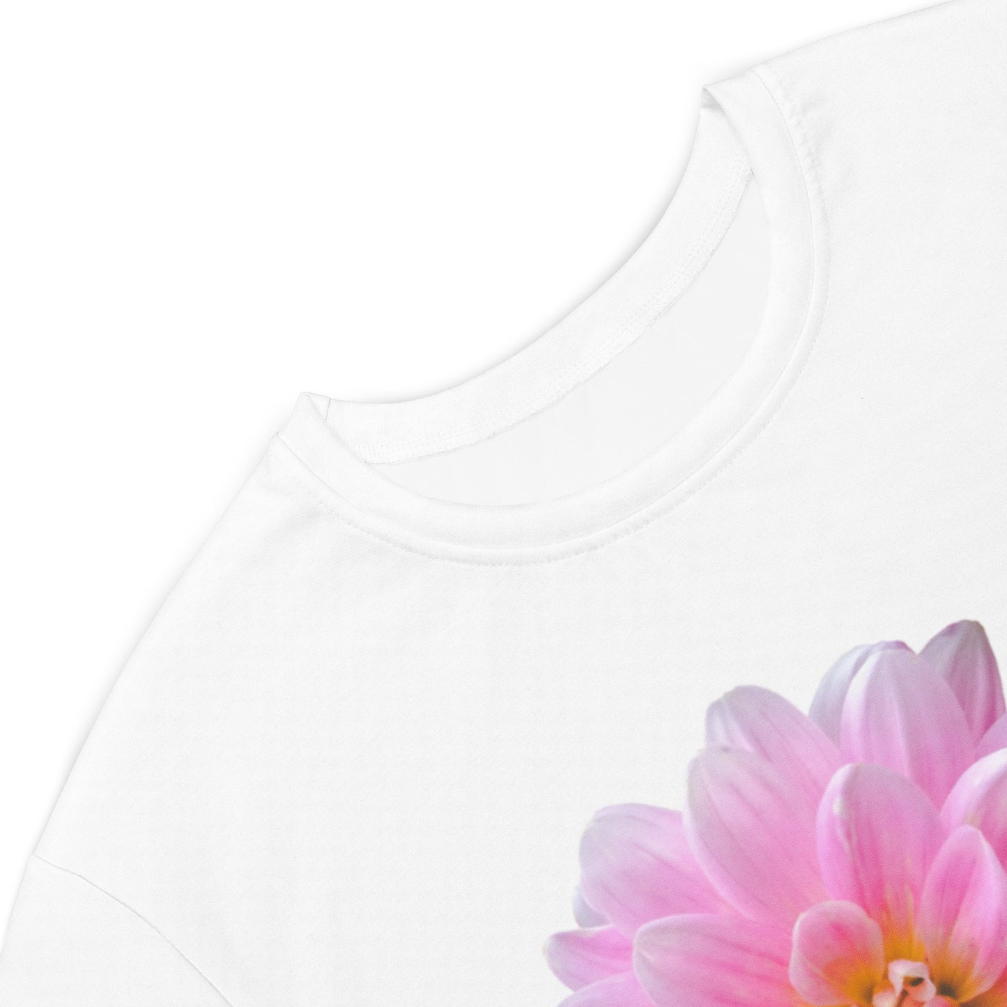 Lovely Girl White T-shirt Dress