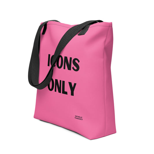 Icons Only Tote Bag