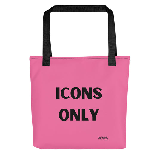 Icons Only Tote Bag