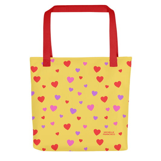 Hearts Tote Bag