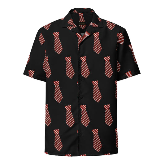 Men's Tie Pattern Button Shirt