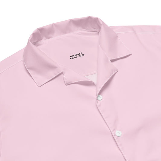 Men's Pig Pink Button Shirt