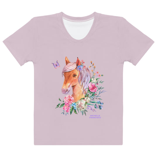 Horse Lady Crew Neck T-shirt