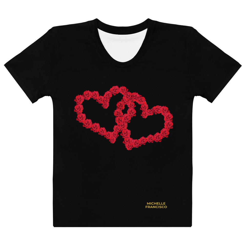 Rose Lover Crew Neck T-shirt