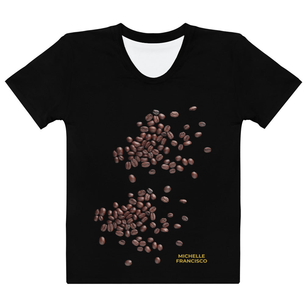 Coffee Beans Crew Neck T-shirt