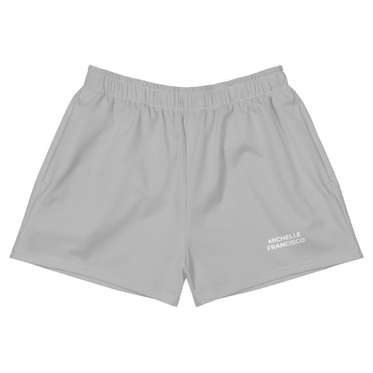 Silver Athletic Shorts
