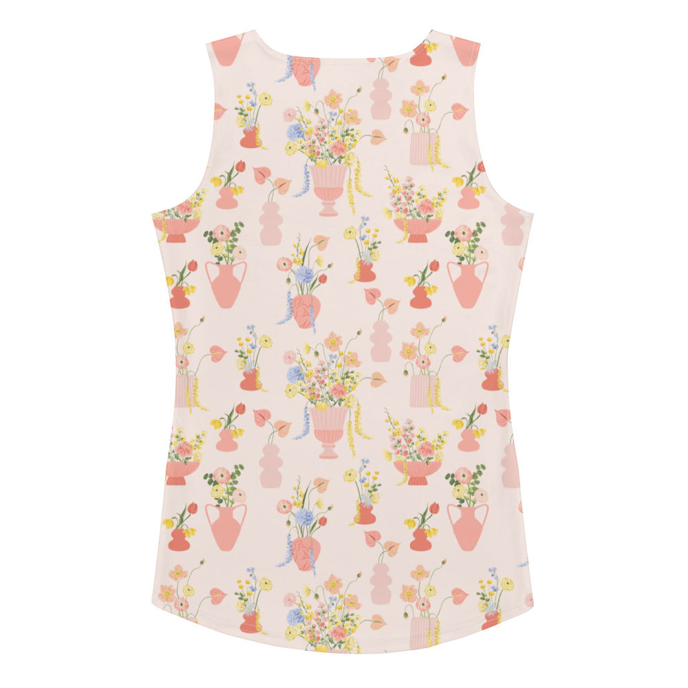 Garden Peach Tank Top