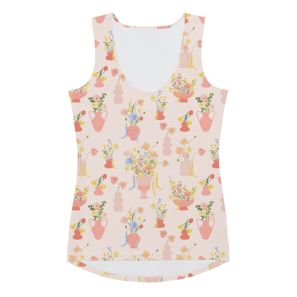 Garden Peach Tank Top