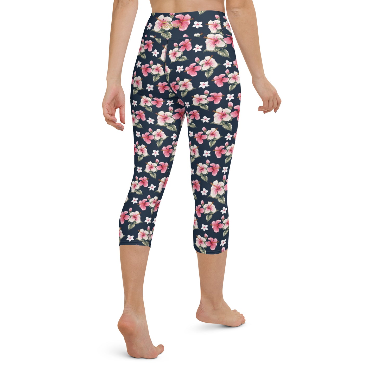 Happy Vibes Yoga Capri Leggings