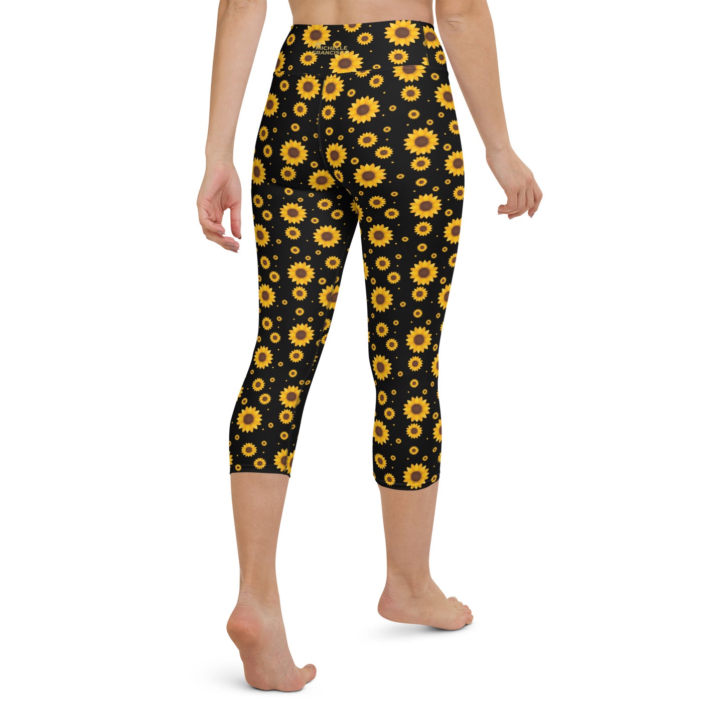 Happy Power Yoga Capri Leggings