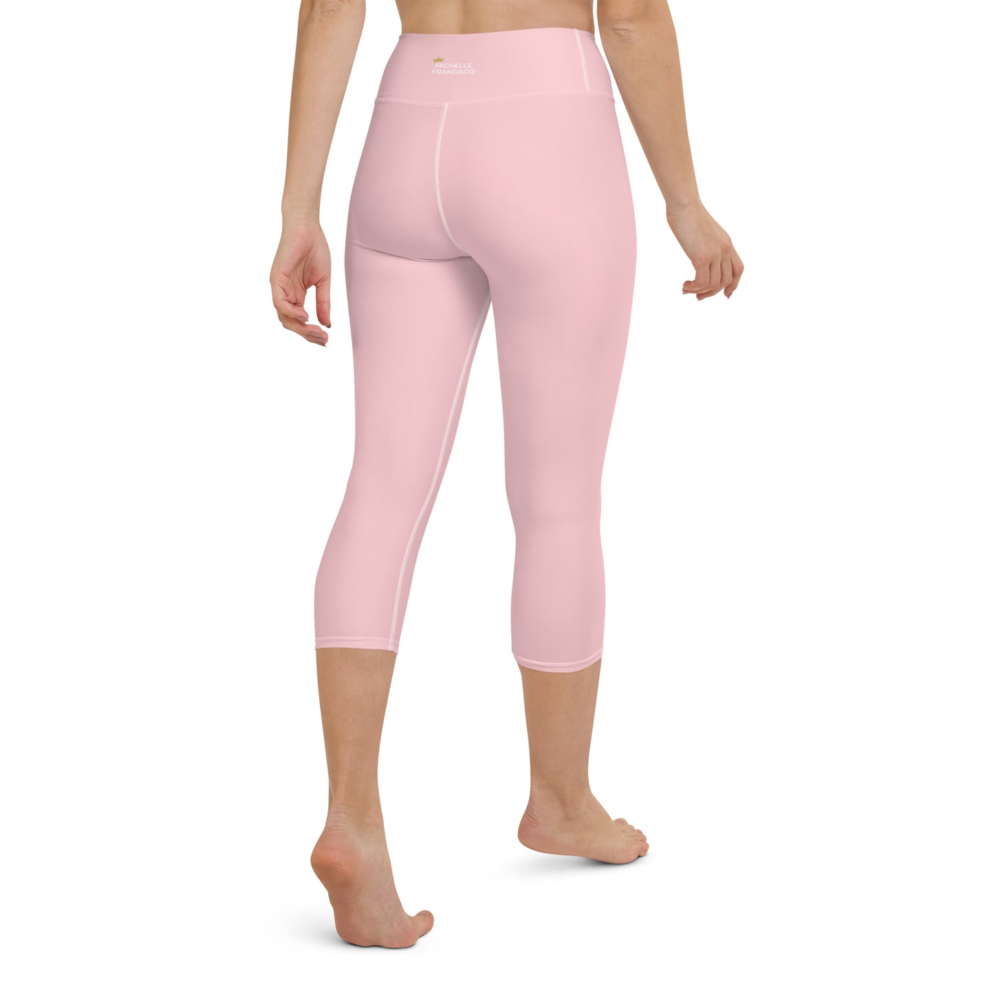 Pink Yoga Capri Leggings