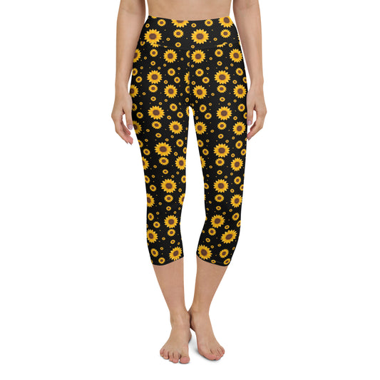 Happy Power Yoga Capri Leggings