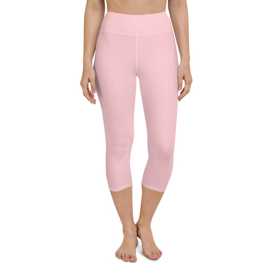 Pink Yoga Capri Leggings