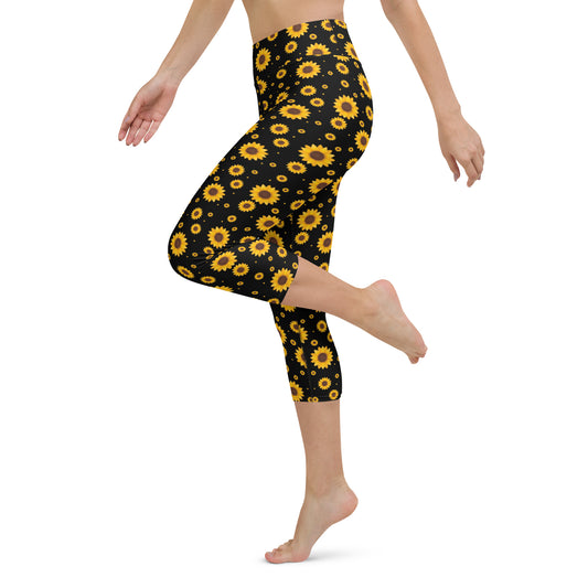 Happy Power Yoga Capri Leggings