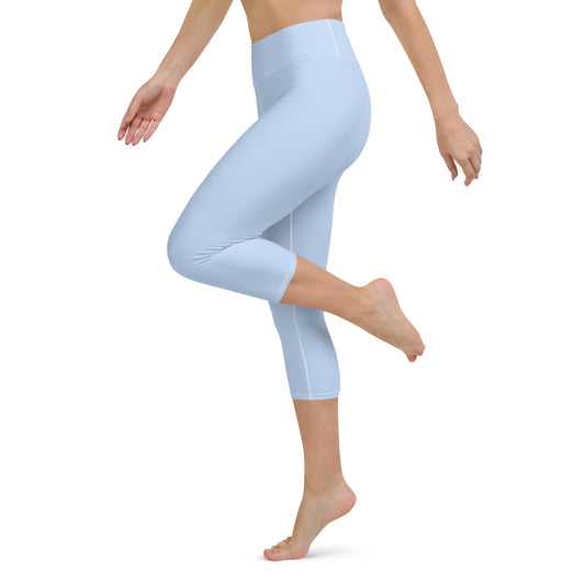 Hawkes Blue Yoga Capri Leggings