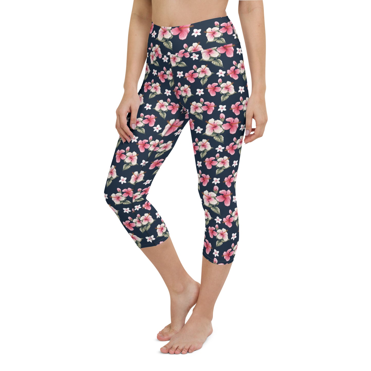 Happy Vibes Yoga Capri Leggings