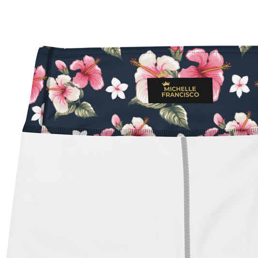 Happy Vibes Yoga Capri Leggings