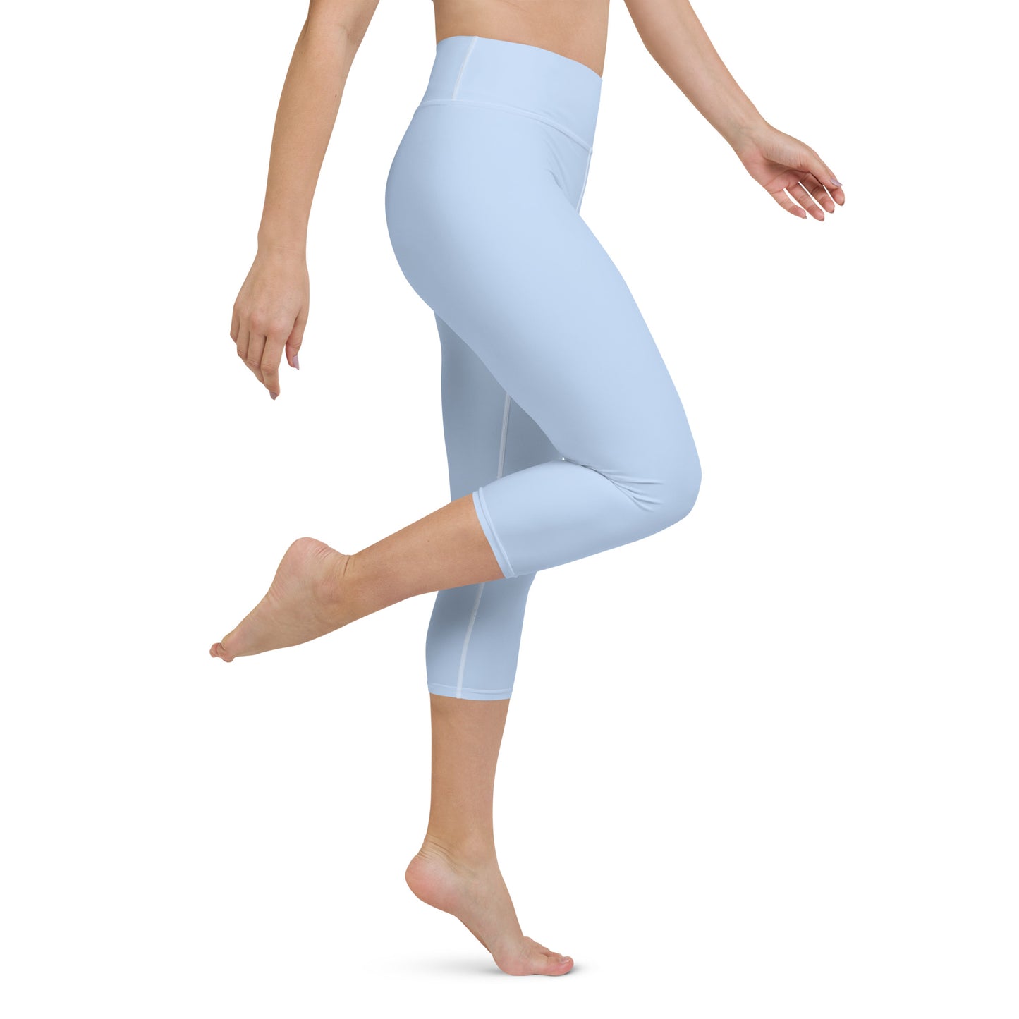 Hawkes Blue Yoga Capri Leggings