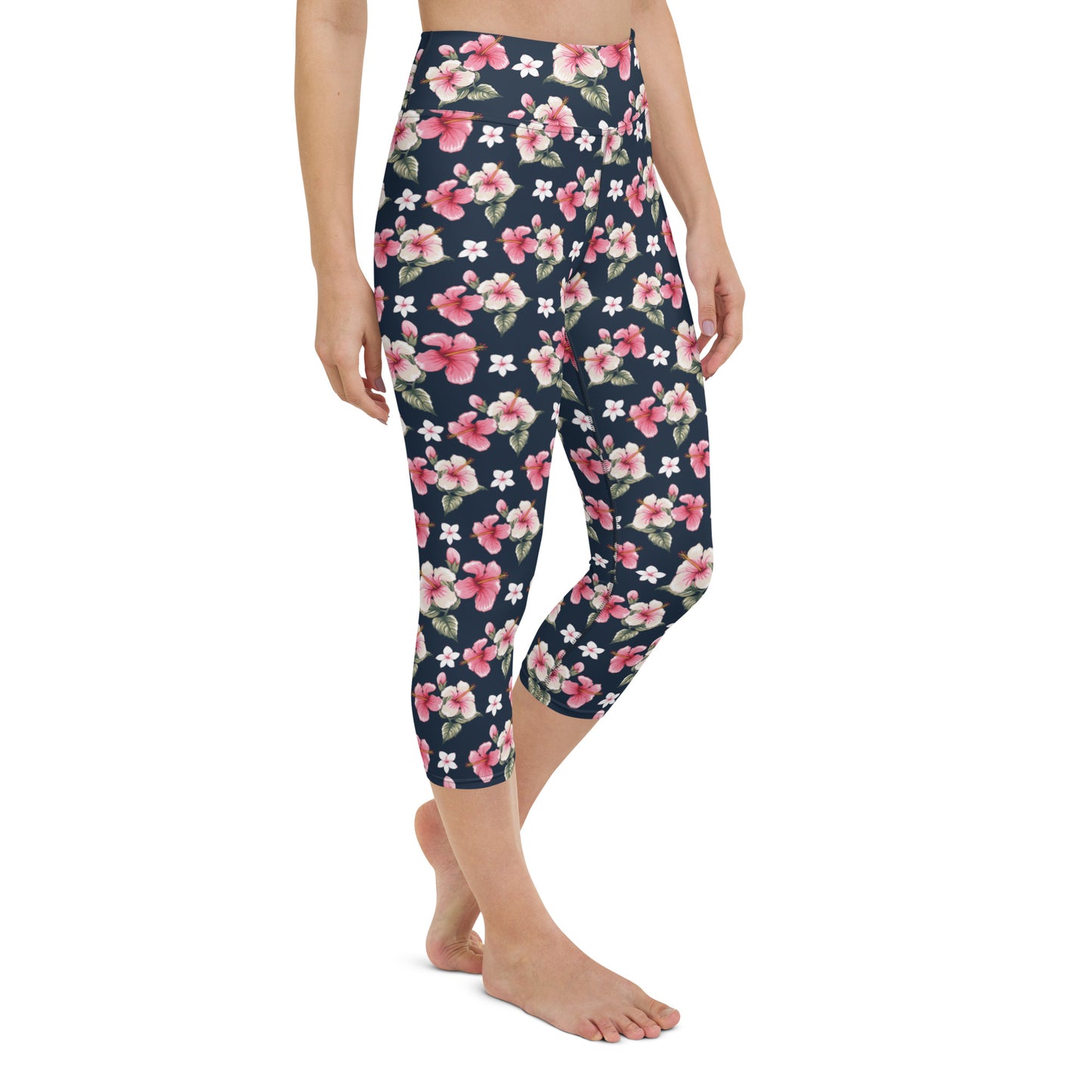 Happy Vibes Yoga Capri Leggings