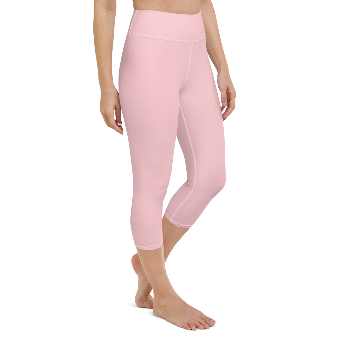 Pink Yoga Capri Leggings
