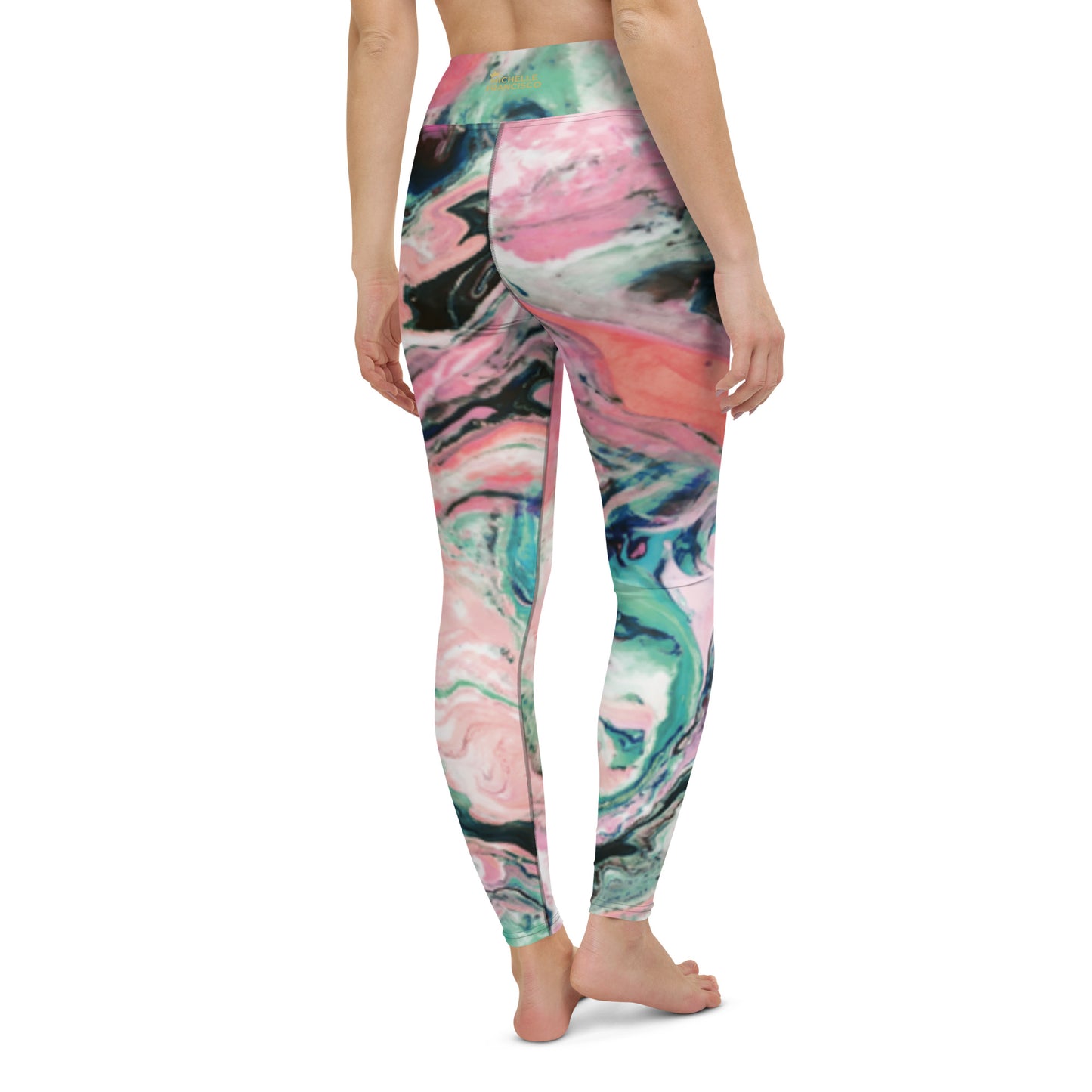 Marble Yoga Leggings