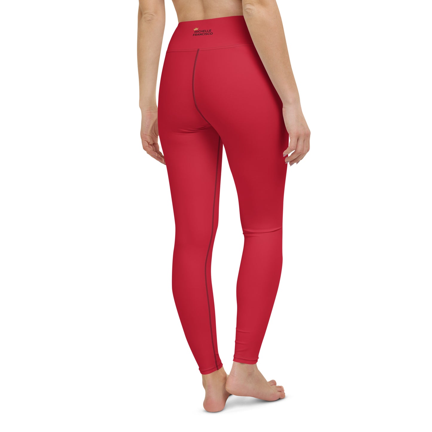 Red Yoga Leggings