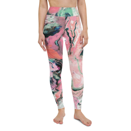 Marble Yoga Leggings