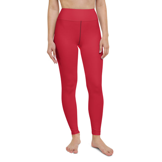 Red Yoga Leggings