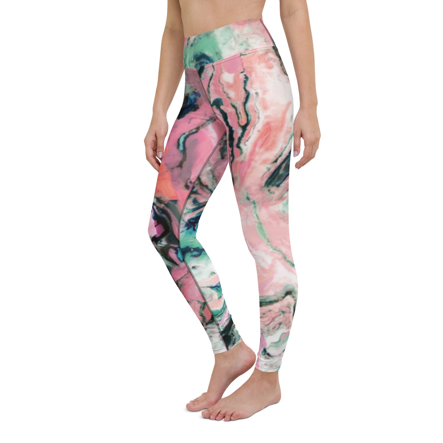 Marble Yoga Leggings