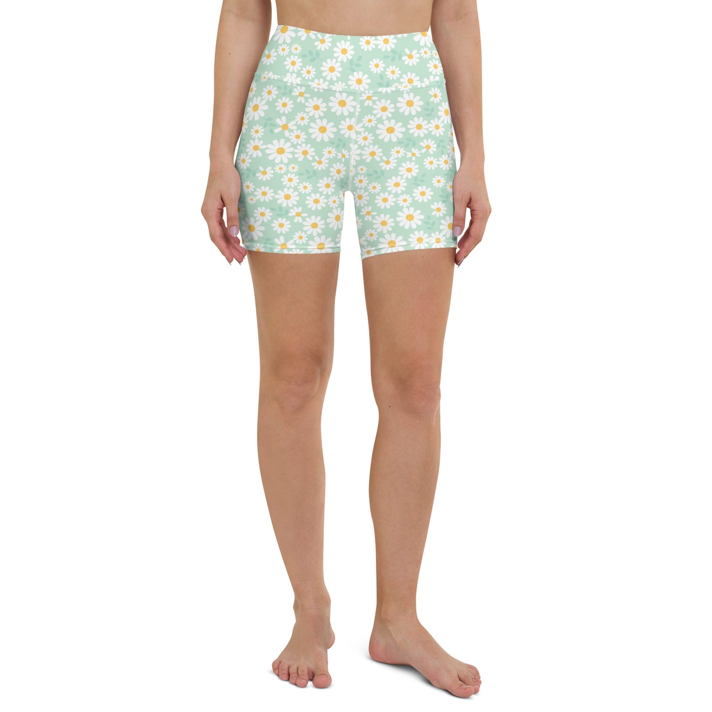 Summer Mint Yoga Shorts