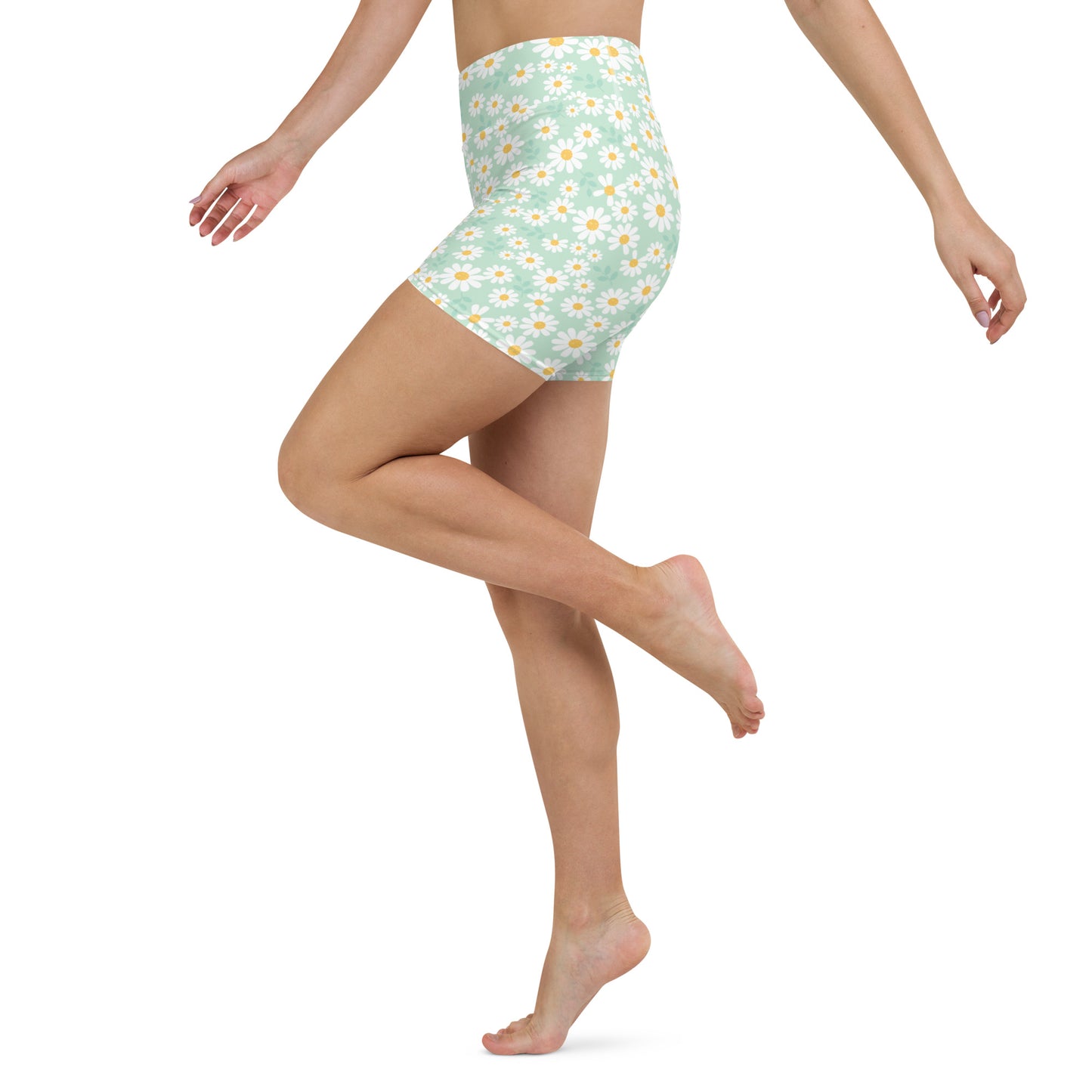 Summer Mint Yoga Shorts