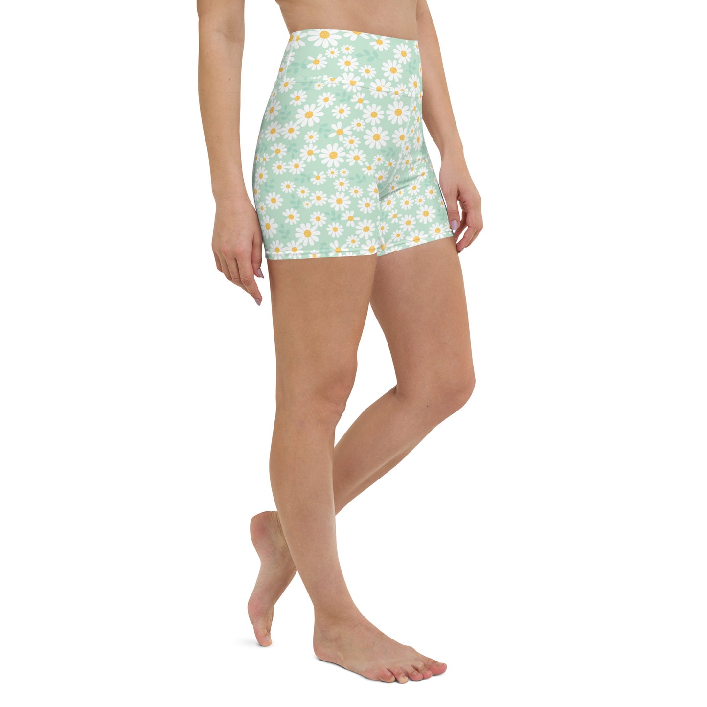Summer Mint Yoga Shorts