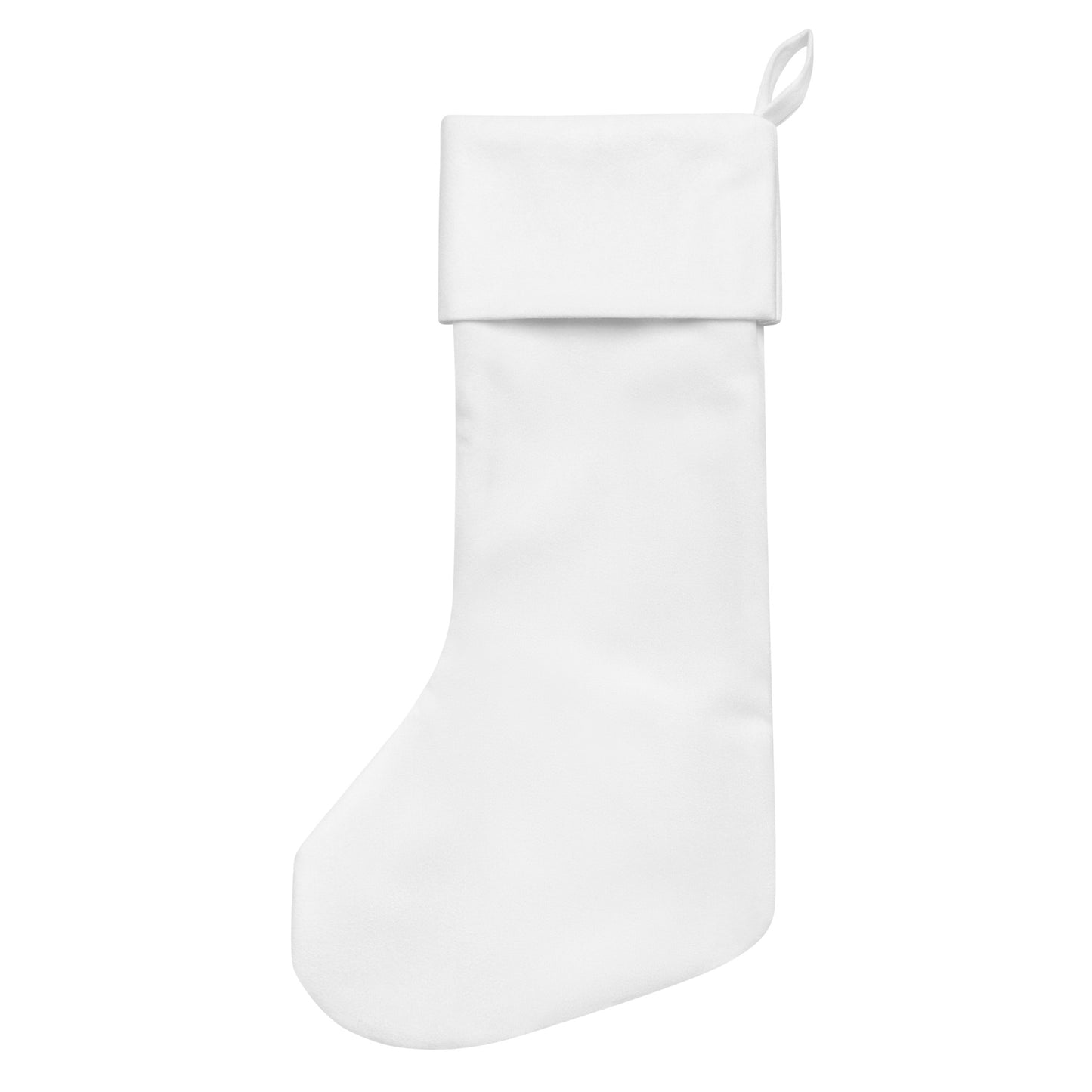 Snow Christmas Stocking