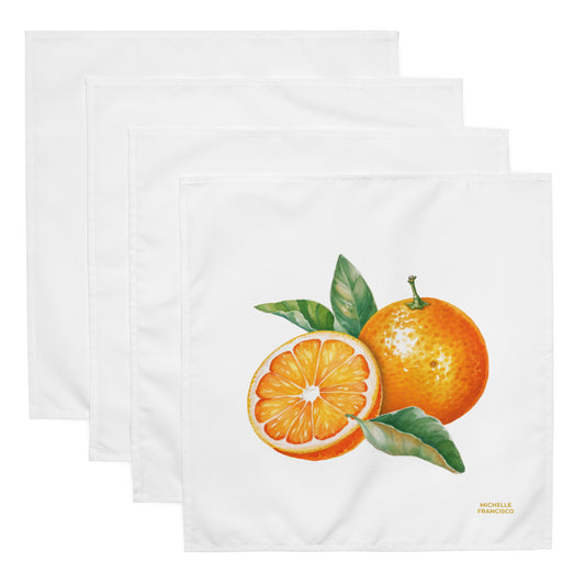 Orange Napkin Set