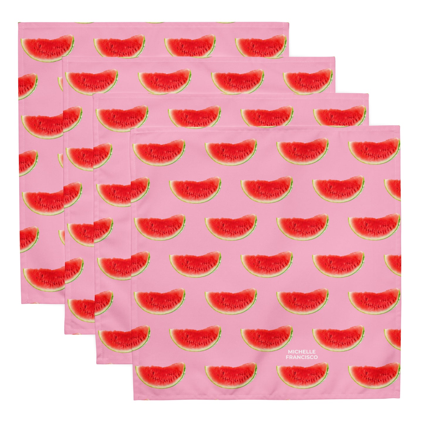 Watermelon Slice Napkin Set