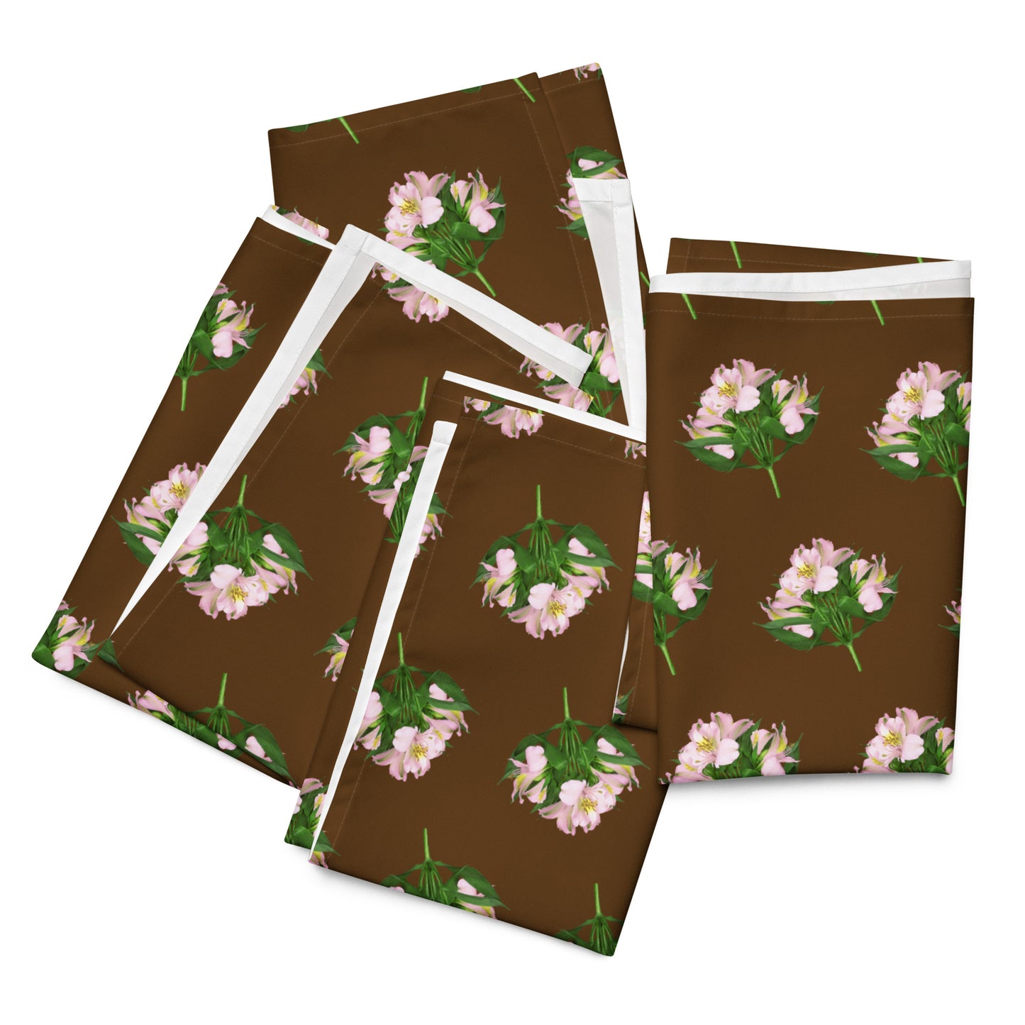 Pink Lilies Napkin Set