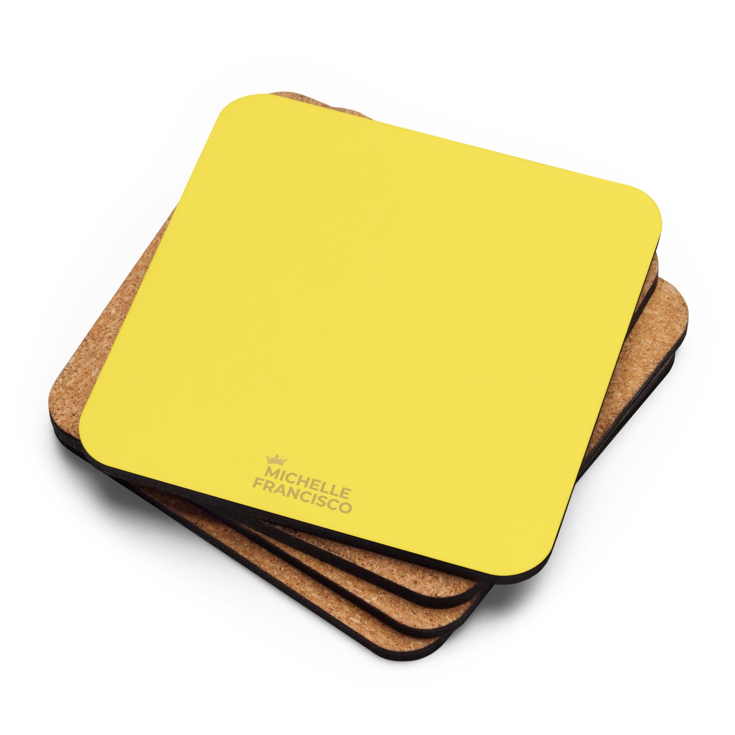 Paris Daisy Cork-back Coaster