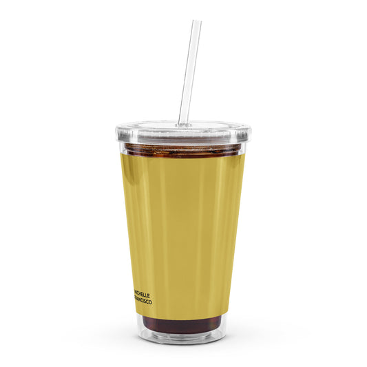 Icons Only Clear Plastic Tumbler