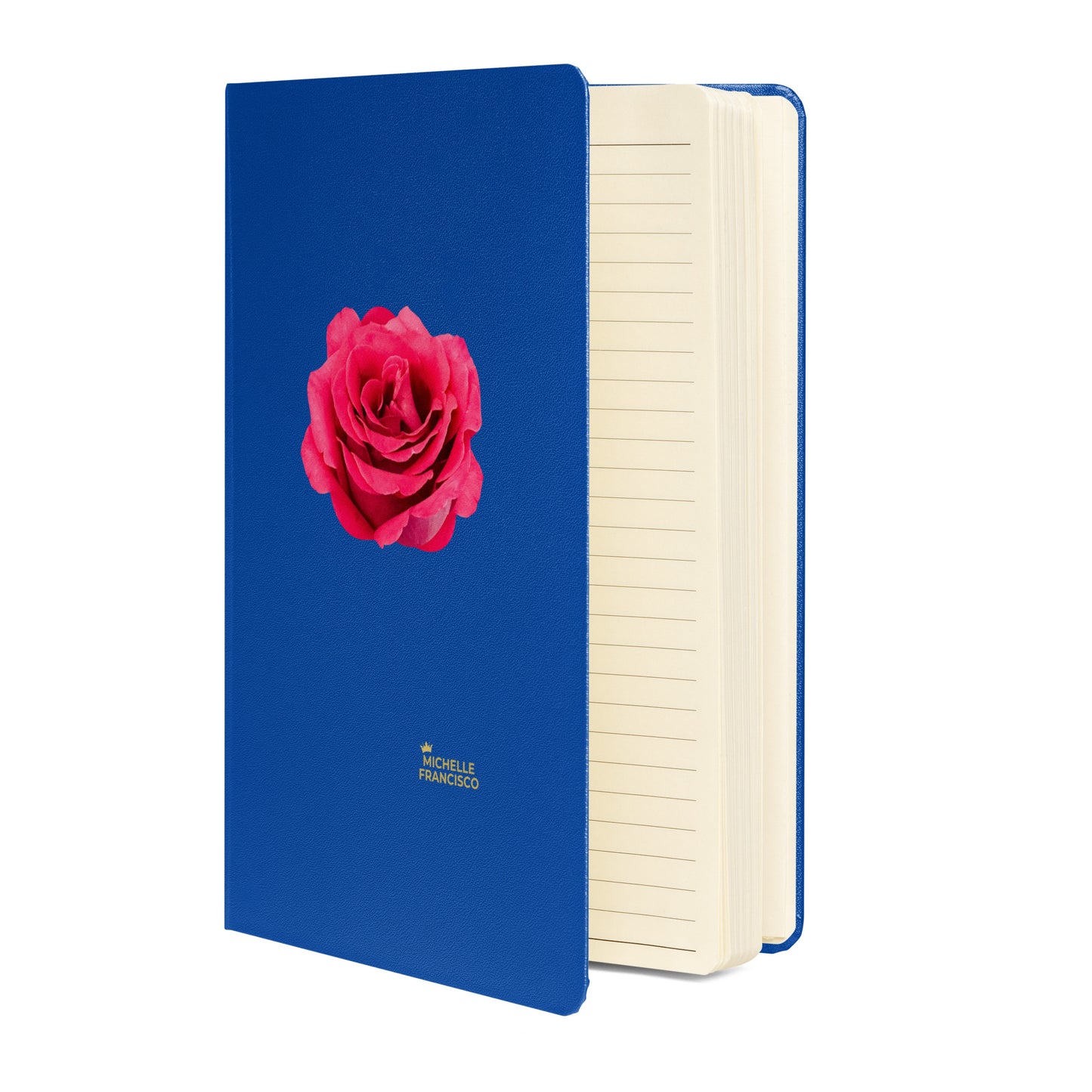 Pink Rose Hardcover Bound Notebook