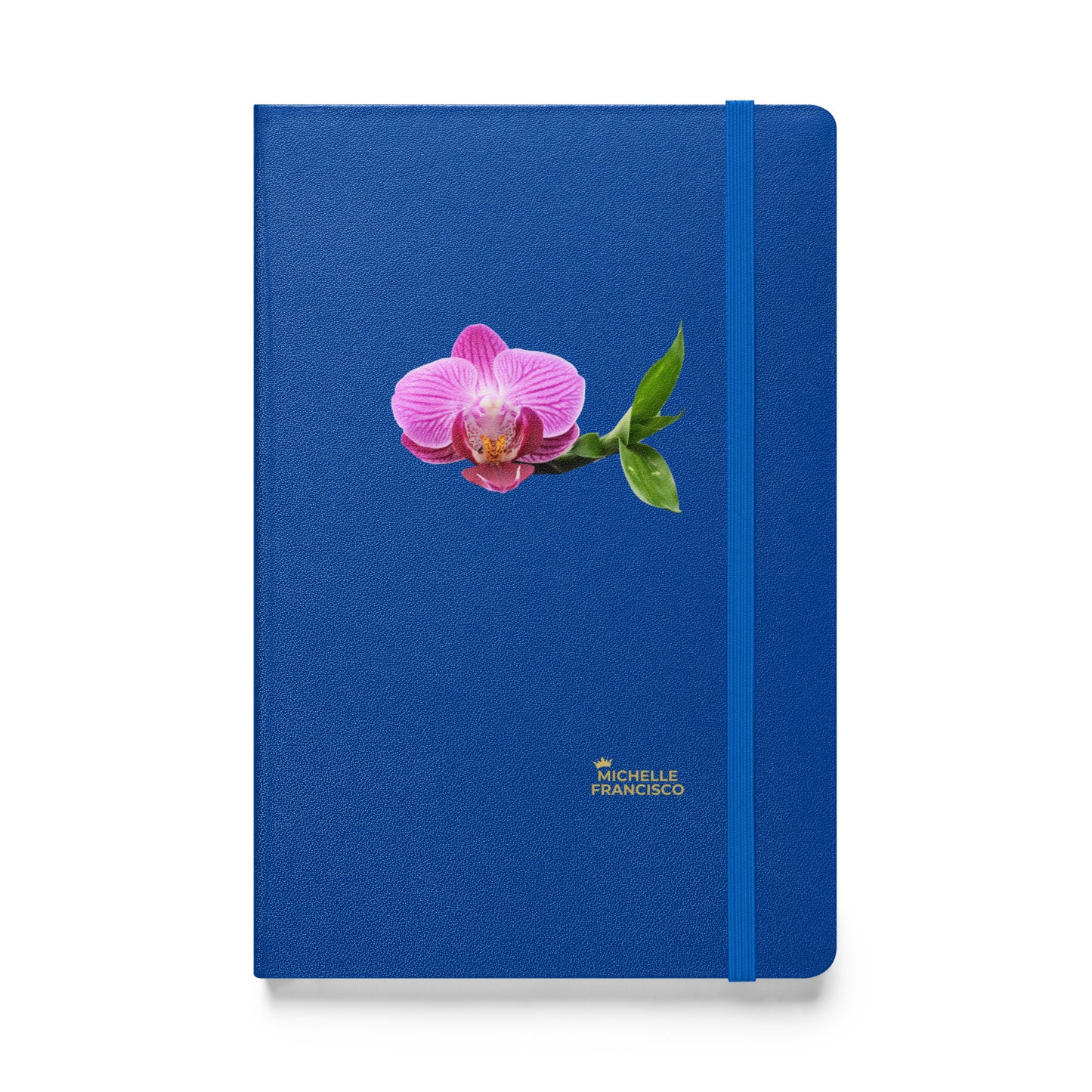 Pink Orchid Hardcover Bound Notebook