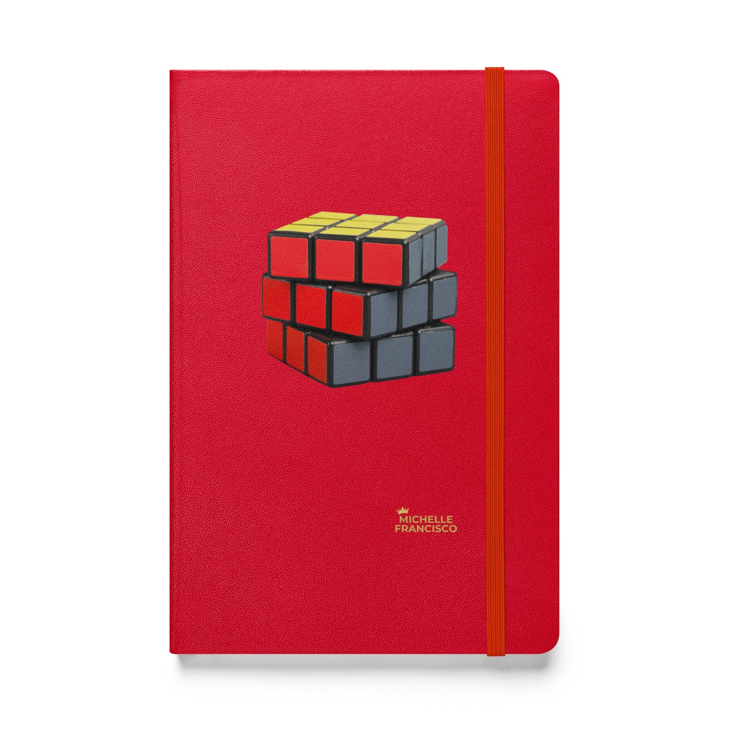 Rubik's Cube Hardcover Bound Notebook