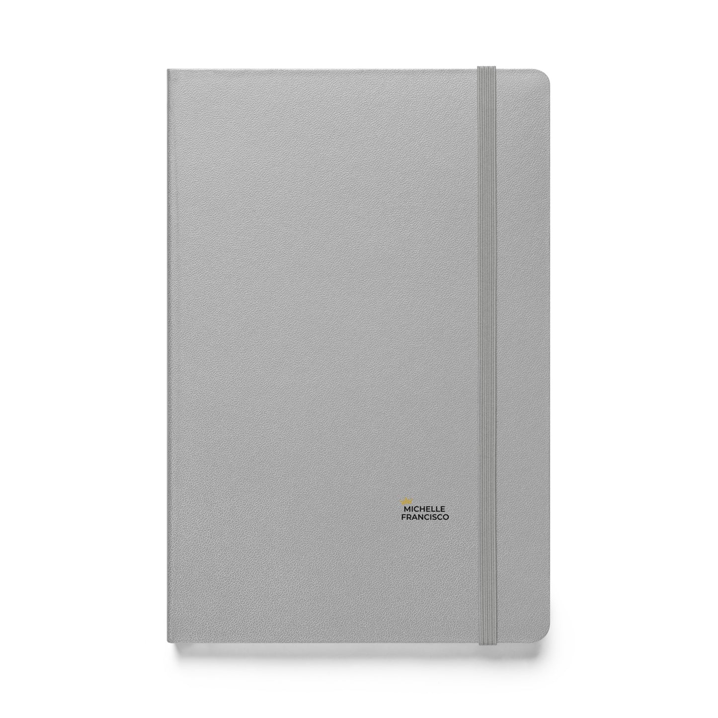 Silver Hardcover Bound Notebook