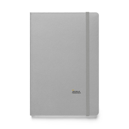 Silver Hardcover Bound Notebook