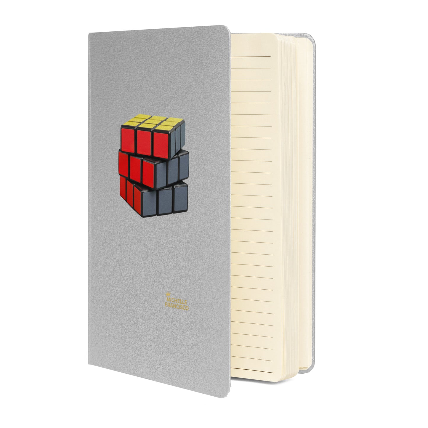 Rubik's Cube Hardcover Bound Notebook