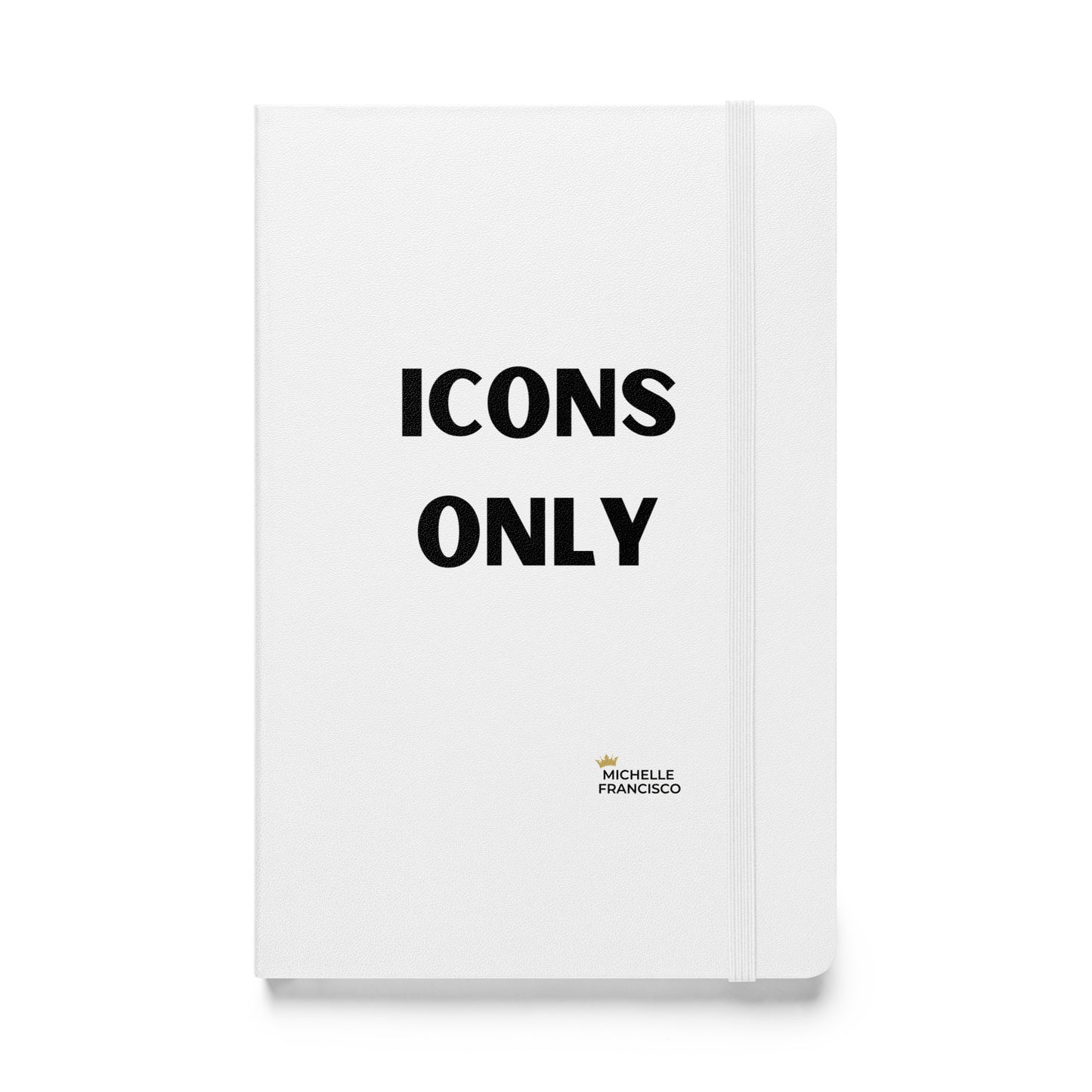 Icons Only Hardcover Bound Notebook
