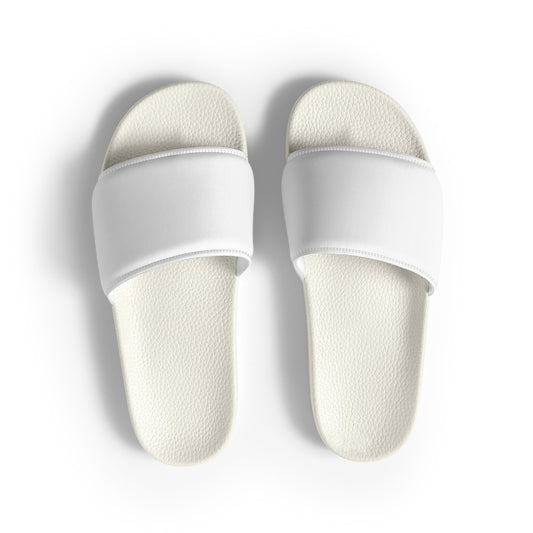 Men’s White Slides