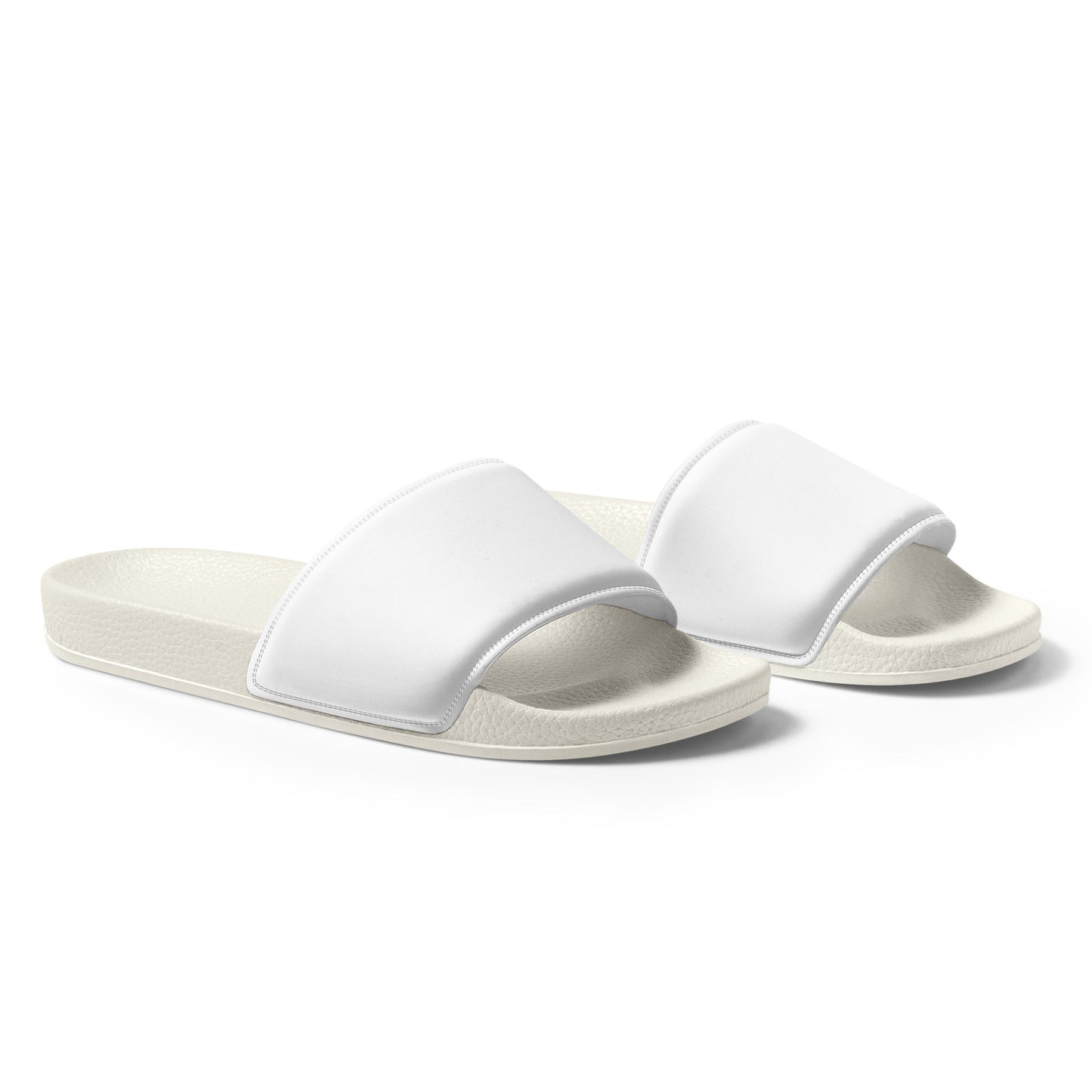 Men’s White Slides
